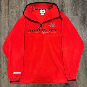 Vintage Chase Authentics Sterling Marlin Coors Light NASCAR Fleece Quarter-Zip